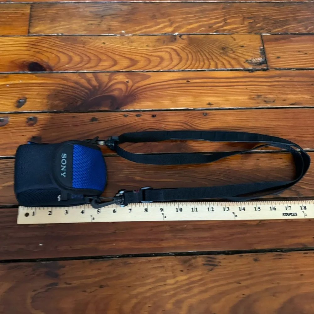 Sony Camera Case for Cyber Shot DSC Black & Blue